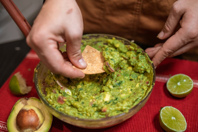 Fresh Guacamole and chips